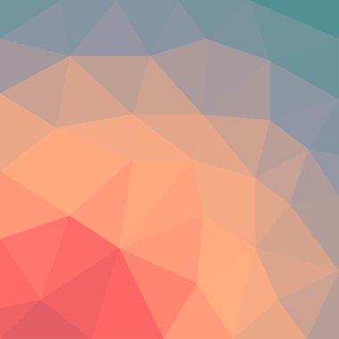 günbatımı/antika arka plan çokgen stili