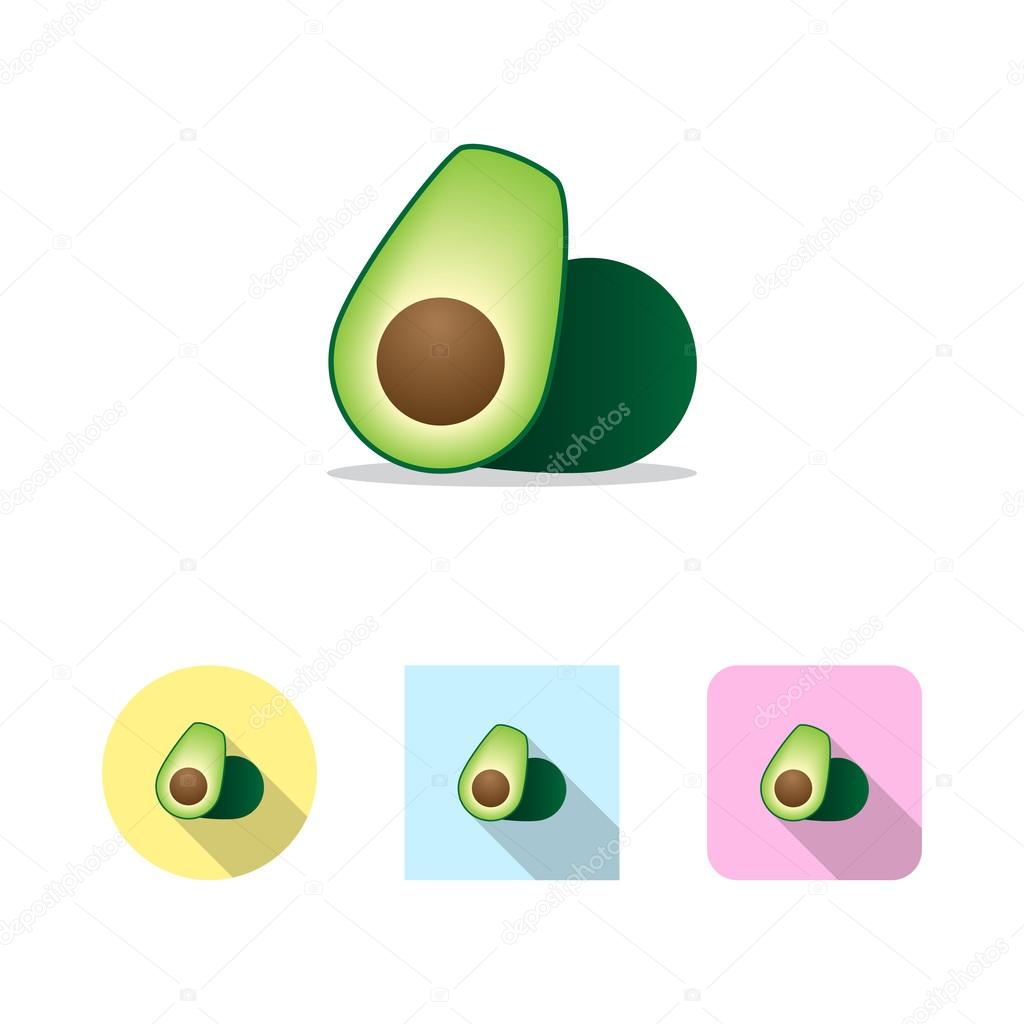 avocado fruit icon