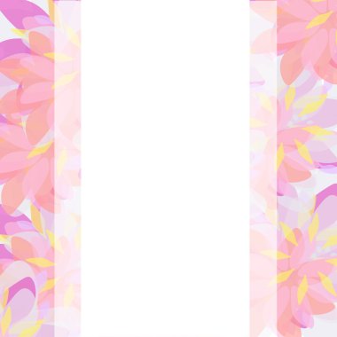 arka plan şablonu düğün ya da doğum günü daveti vektör, çiçek arka plan.