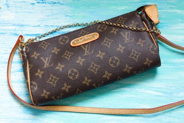 Moscow, Russia - 03, 29, 2016:  fake handbag Louis Vuitton clipart