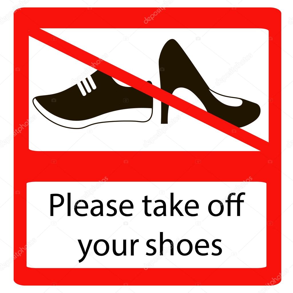 Please Take Off Your Shoes At The Front Door Sign, SKU:, 41% OFF