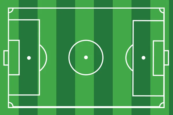 Texturizado futebol grama ilustração vetorial. Campo de futebol verde, estádio — Vetor de Stock