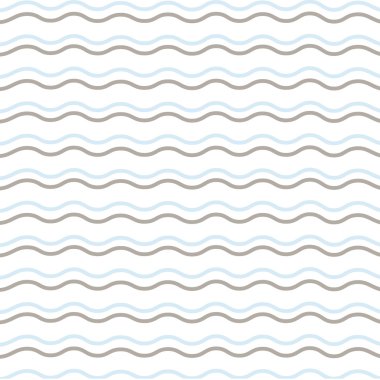 kahverengi dalgalı çizgi vektör çizim. Geometrik desen. Sorunsuz arka plan. Soyut doku duvar kağıtları için. Geometrik ışık dalga yinelenen. minimalizm beyaz gri.