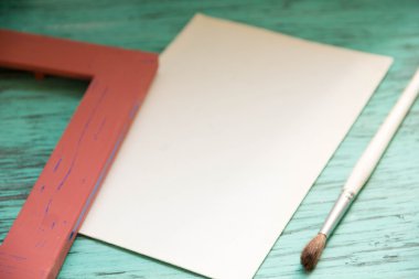 arka plan eski mavi tablo mockup