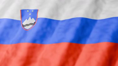 Slovenya ulusal bayrağının üç boyutlu animasyonu kusursuz bir döngü içinde dalgalanıyor. Üç renkli, beyaz, mavi ve kırmızı çizgili, ulusal arma. 4K hareketli arka plan bağımsızlığı ve kimliği simgeliyor.
