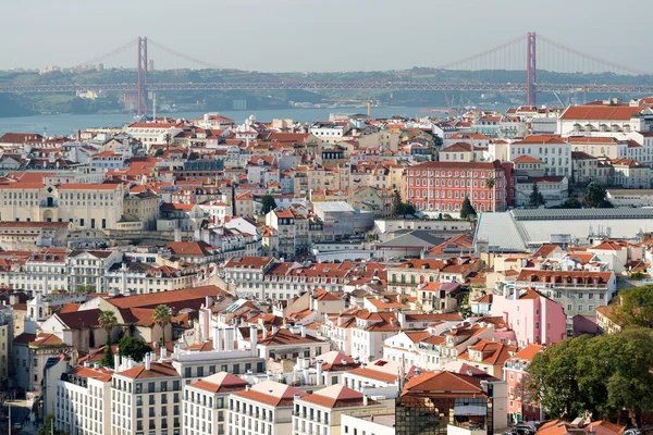 Vista sobre a cidade de Lisboa — Fotografia de Stock