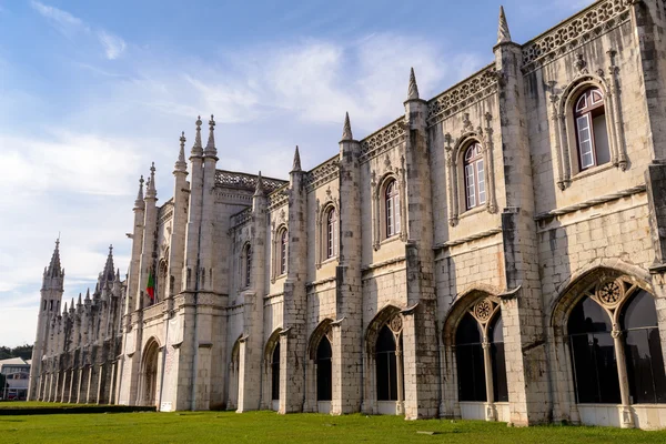 Uitzicht op het Mosteiro dos Jerónimos — Stockfoto