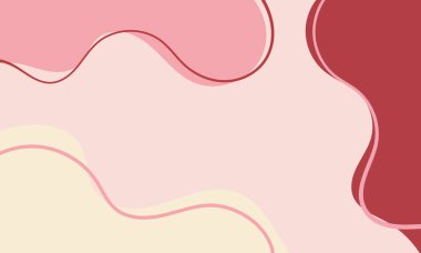 Kırmızı, pembe renkli minimalist soyut arka plan duvar kağıdı sosyal medya baskısı için iyi