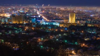panoramik şehir, kış