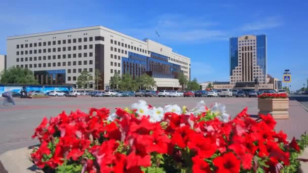 Oud Parlement huis in Astana — Stockvideo