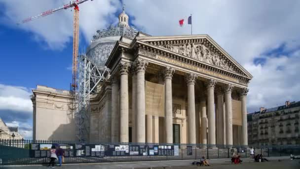 Il Pantheon in costruzione a Parigi — Video Stock