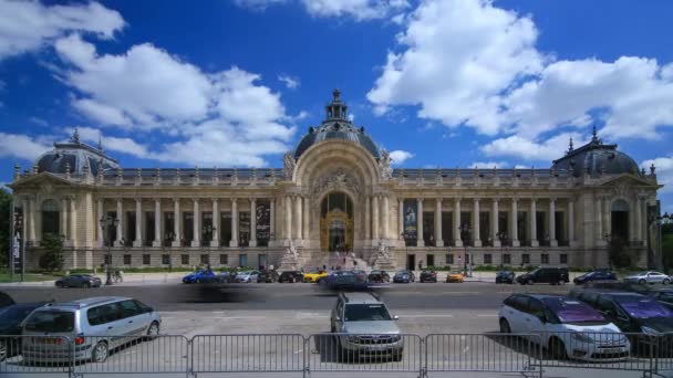 Chmury nad Petit Palais — Wideo stockowe