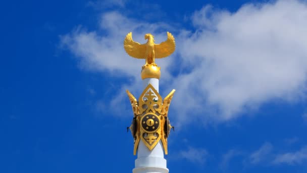 Monumento a Kazajstán Eli en Astana — Vídeos de Stock