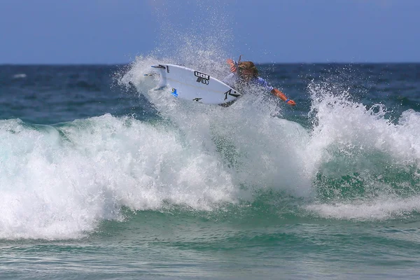 Australian Open of Surfing, Lliam Mortensen da Austrália — Fotografia de Stock