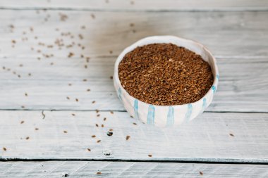 Keten tohumu ile kase