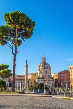 Bir grandest kareler Roma - Trajan Forumu.