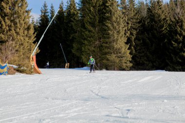 Kayakçılar ve Ukrayna 'daki kayak bölgesi başkanları.