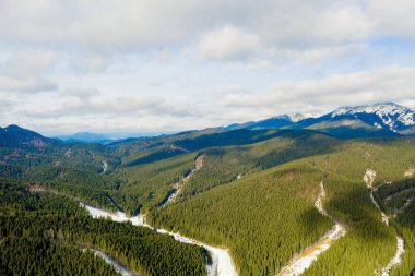 Dağlarda güzel bir bahar. Karpatlar 'ın yeri, Ukrayna, Avrupa. Güzellik dünyası.