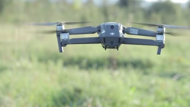 Kijów Ukraina Czerwca 2020 Drone Samoloty Szybko Obracające Się Śmigła — Wideo stockowe