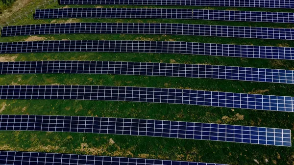 Solarzellen Erzeugen Grüne Umweltfreundliche Energie — Stockfoto