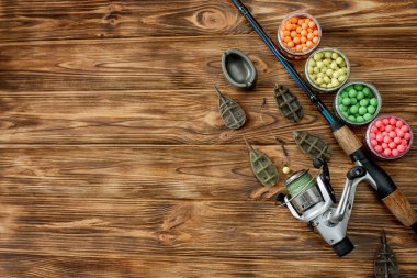 Sazan balıkçılığı ve olta yemi için aksesuarlar..