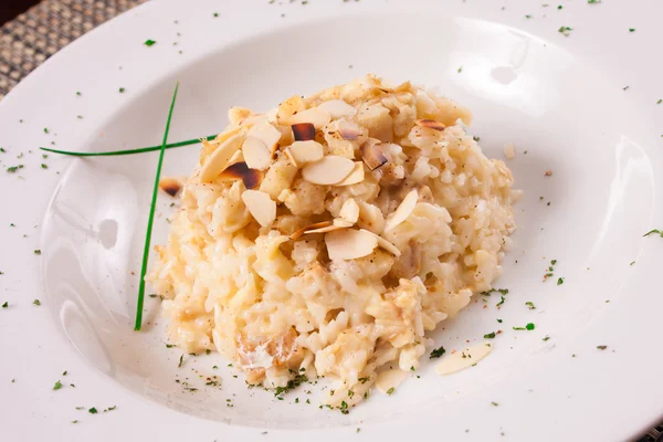 Alho Risotto gourmet — Fotografia de Stock