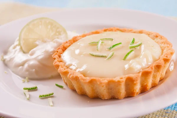 Lemon Pie Dessert — Stock Photo, Image