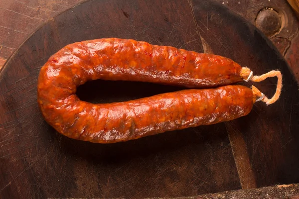 西班牙萨拉米香肠 — 图库照片