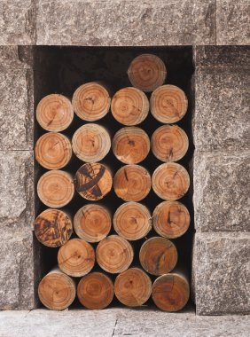 Yığılmış ahşap arka plan