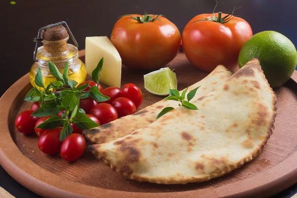 Traditional Italian Calzone — Stock Photo, Image