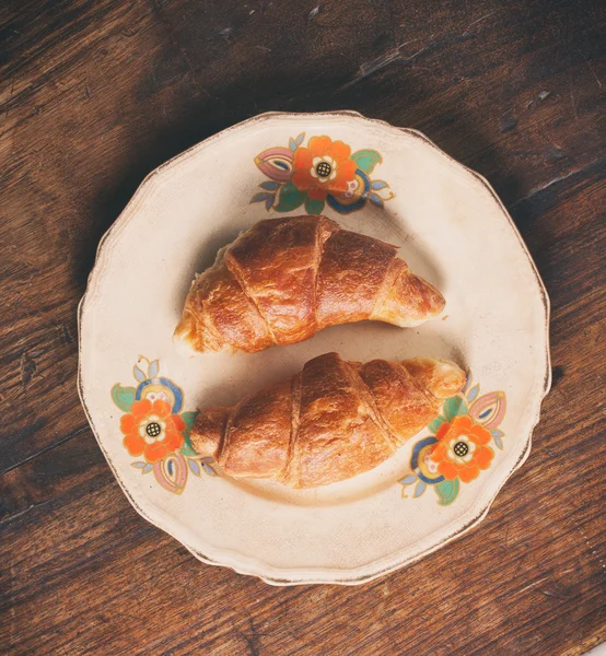 Croissant francês fresco — Fotografia de Stock
