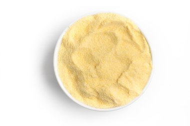 Fuba. Bir kase içine mısır unu