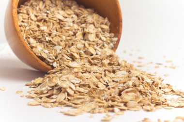 Yulaf gevreği yakın çekim 