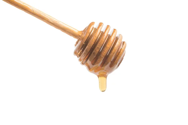Wooden Honey Dipper — Stock Photo, Image