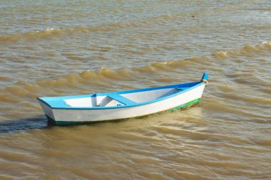 Fisherman Boat in Buzios clipart