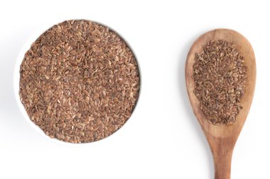 bir kase içine keten tohumu