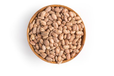 Carioca fasulye bir kasenin içine