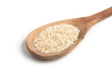 Quinoa pul içine bir kaşık. 