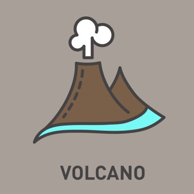 Patlayan modern düz vektör tarzı.