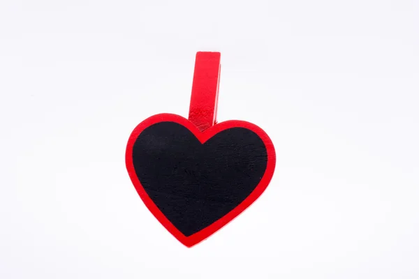 Imán rojo en forma de corazón — Foto de Stock