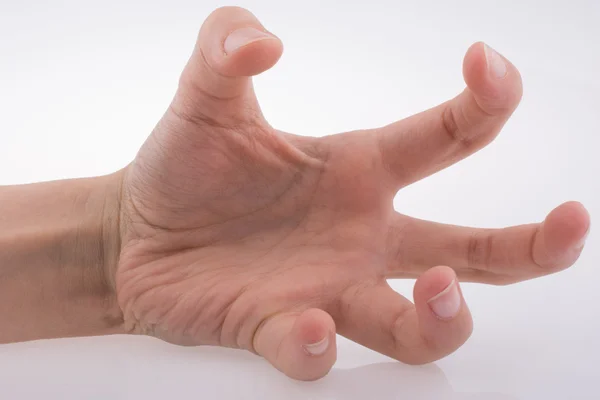Hand ready to grab gesture — Stock Photo, Image