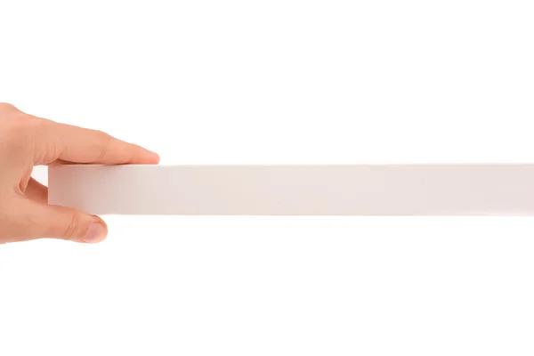 Piece of paper in hand — Stock Photo, Image