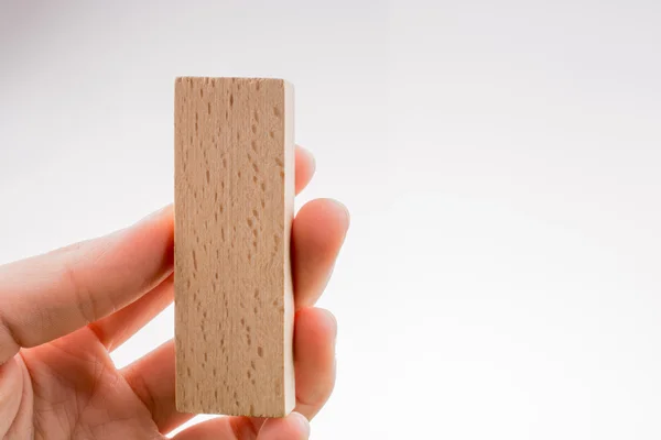 Exemplos Domino de madeira — Fotografia de Stock