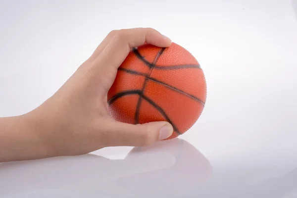 Помаранчевий баскетбол модель — стокове фото