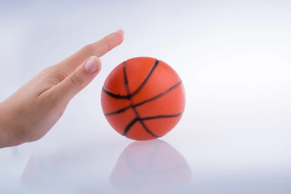 Model Bola Basket Oranye — Stok Foto