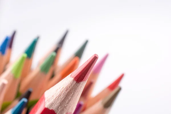 Color pencils of various colors — Stock Photo, Image