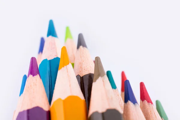 Color pencils of various colors — Stock Photo, Image