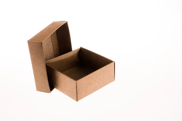 Kartónové krabice hnědá barva — Stock fotografie