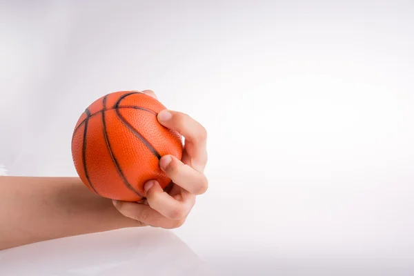 Oranžový basketbalový Model — Stock fotografie