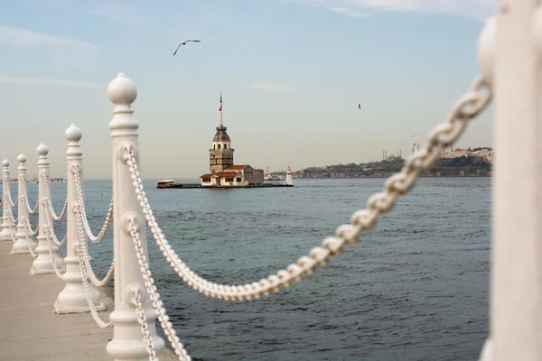 Mädchenturm am Bosporus — Stockfoto